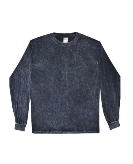 Colortone 2300 Unisex Mineral Wash Long Sleeve T-Shirt - 5.3 oz. 100% Cotton Classic Fit Mineral Wash Long Sleeve | S-3XL