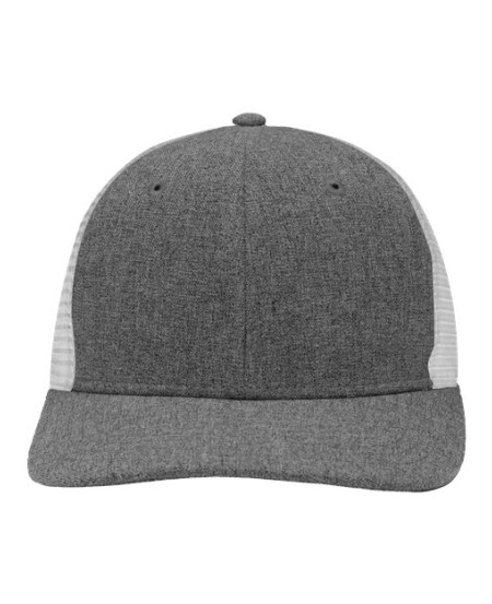 Sportsman SP1650 Modern Six-Panel Trucker Fit Cap – Cotton Canvas Front with Polyester Mesh Back | Adjustable