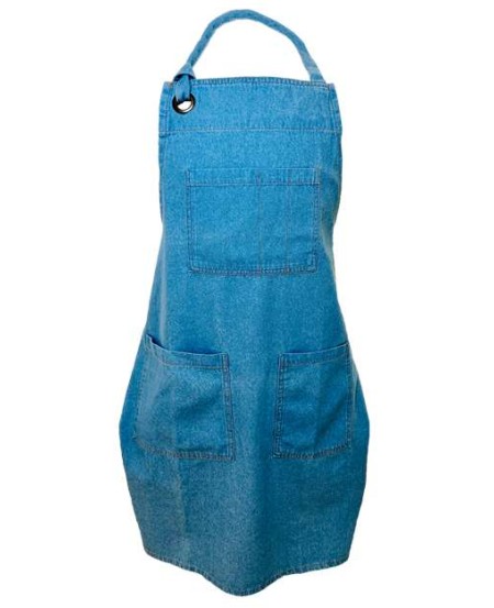 Liberty Bags 5511 5-Pocket Recycled Cotton Denim Apron – 9 oz., 100% pre-washed recycled cotton denim | 28