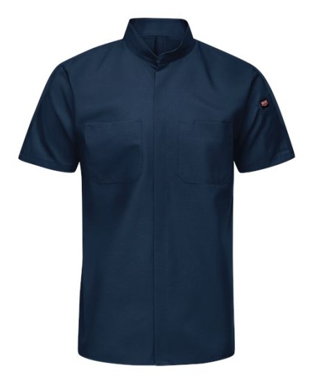 Red Kap SX46 Men's MIMIX Pro Short Sleeve Work Shirt with OilBlok – 4.2 oz. Ripstop + Mesh Panels | S–5XL