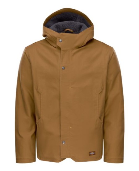 Dickies DJ10 Men’s DuraTech Active Duck Jacket – 11 oz. 98/2 Cotton/Elastane Water-Repellent Duck Shell with Sherpa Lining | S–5XL