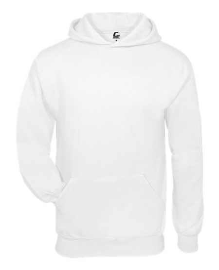 C2 Sport 5520 Youth Fleece Hooded Sweatshirt – 8 oz. 60/40 Ring-Spun Cotton/Polyester | Two-Ply Hood | Spandex Rib Knit | XS–XL