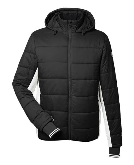 Nautica N17186 Men's Nautical Mile Hooded Puffer Jacket – Men's 3 oz./yd², 100% Nylon | S–4XL