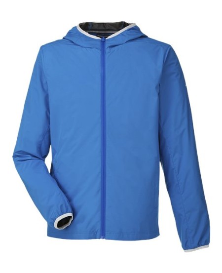 Nautica N17926 Men's Stillwater Hooded Windbreaker – Men's 1.5 oz./yd², 100% polyester | S–3XL