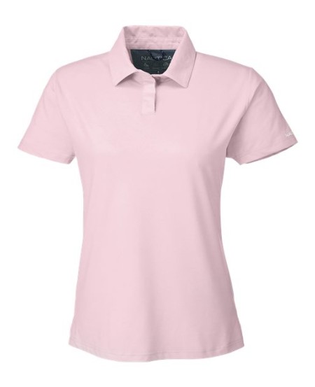 Nautica N17923 Women's Saltwater Polo – Women's 5.3 oz./yd², 89/11 polyester/spandex sin | XS–3XL