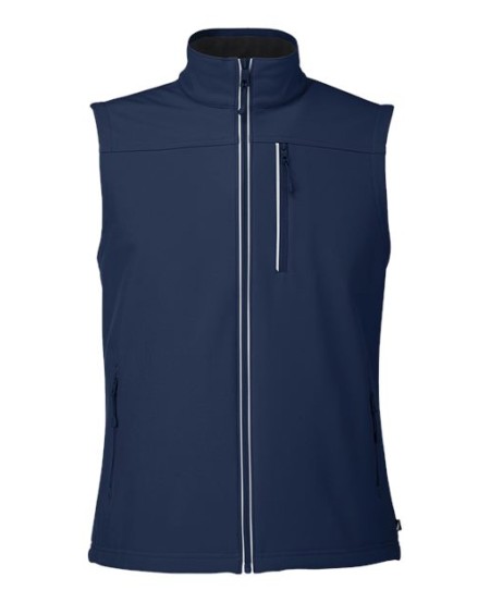 Nautica N17792 Men's Wavestorm Soft Shell Vest – Men's 9 oz./yd², 94/6 polyester/spandex stretc | S–4XL