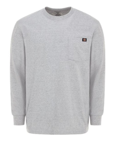 Dickies WL50T Men’s Tall Traditional Heavyweight Long Sleeve T-Shirt – 6.75 oz. 100% Cotton Jersey | Tall Sizing