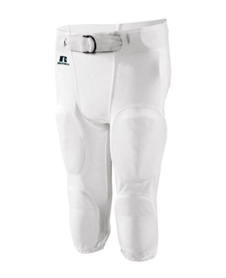 Russell Athletic F25PFP Unisex Practice Football Pants – 100% Polyester Double Knit with Pad Pockets | XS–4XL