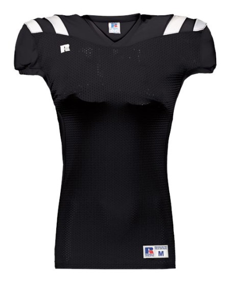 Russell Athletic R0100W Youth Canton Football Jersey – 90/10 Polyester/Spandex Compression Mesh | Youth S–2XL