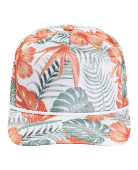 Imperial DNA012 The Live Wire Cap – 100% Polyester Ripstop Mono Mesh Sublimated Print Unstructured Five-Panel Stand-Up Windshield Rope Snapback | OSFM