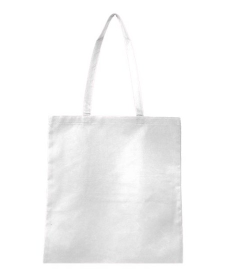 Q-Tees Q126300 Non-Woven Tote Bag – 80 GSM Polypropylene Tote with 25