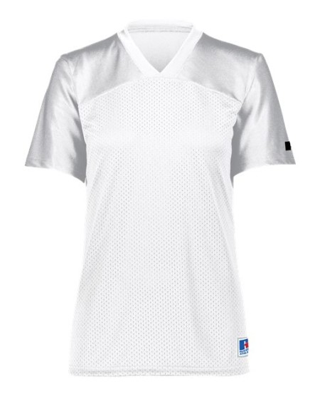 Russell Athletic R0593X Women's Solid Flag Football Jersey – 100% Nylon Tricot Mesh | XS–XL