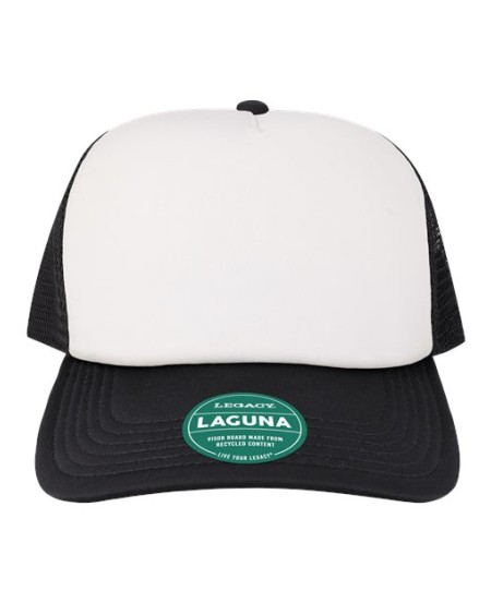 LEGACY LTA Laguna Cap – Unisex 100% polyester Five-Panel Trucker Cap | Adjustable (OSFM)