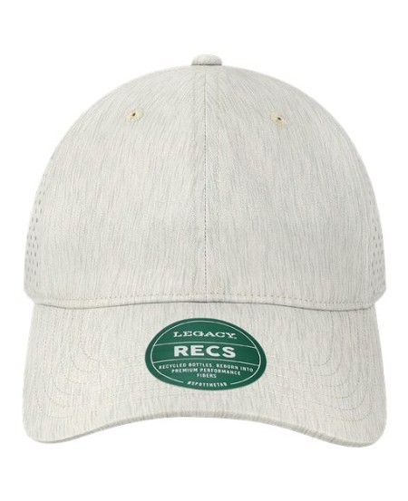 LEGACY RECS Reclaim Sport Mesh Cap – Unisex 95% Repreve® recycled polyester / 5% spandex Performance Baseball Cap | Adjustable (OSFM)