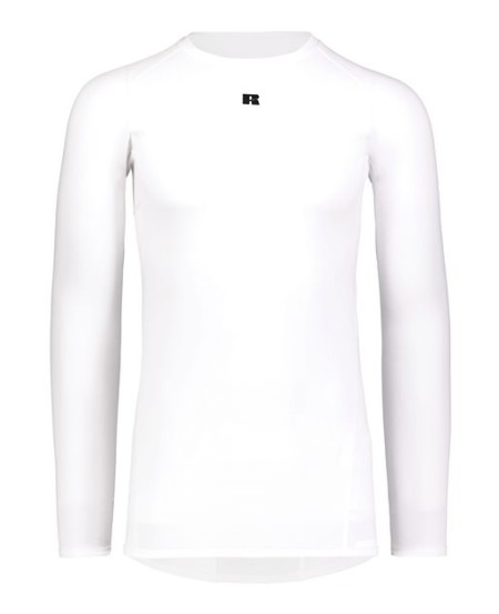 Russell Athletic R20CPM Unisex CoolCore Long Sleeve Compression Shirt – 84/16 Polyester/Elastane | S–3XL