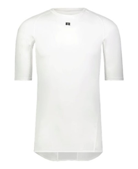 Russell Athletic R21CPM Unisex CoolCore Half Sleeve Compression Shirt – 84/16 Polyester/Elastane | S–3XL