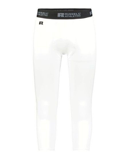 Russell Athletic R23CPM Unisex CoolCore Compression Tights – 84/16 Polyester/Elastane Full-Length | XS–3XL