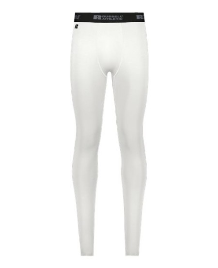 Russell Athletic R25CPM Unisex CoolCore Compression Tights – 84/16 Polyester/Elastane Knee-Vented Tights | XS–3XL