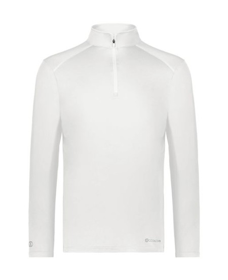 Holloway 222140 CoolCore Quarter-Zip Pullover – Men's 88/12 Polyester/Elastane Coolcore 4-Way Stretch Quarter-Zip