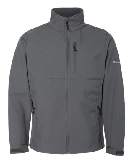 Columbia 212483 Mens Ascender Soft Shell Jacket - 100% Polyester Contour Soft Shell Fleece Bonded Lining Omni-Shield Comfort Stretch Wind Water-Resistant | S-4X
