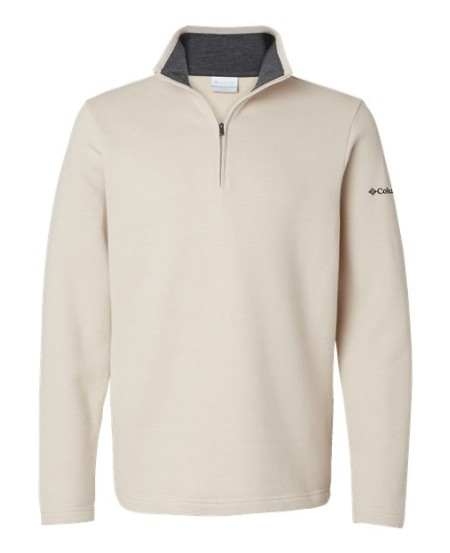Columbia 212487 Mens Great Hart Mountain III Half-Zip Pullover - 86/14 Cotton/Polyester Knit Lining 60/40 Cotton/Polyester Fleece Turndown Collar | S-3XL