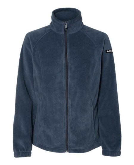 Columbia 212470 Womens Benton Springs Fleece Full-Zip Jacket - 100% Polyester MTR Filament Fleece 250g Regular Fit Interior Drawcord Zippered Pockets | XS-XXL