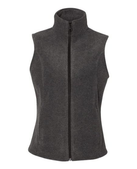 Columbia 212471 Womens Benton Springs Fleece Vest - 100% Polyester MTR Filament Fleece 250g Cold-Blocking Collar Zippered Pockets | XS-XXL