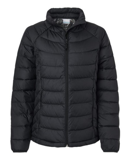 Columbia 212490 Womens Powder Lite II Full Zip Jacket - 100% Polyester Omni-Heat Lining Thermarator Recycled Insulation Omni-Shield Active Fit | XS-XXL