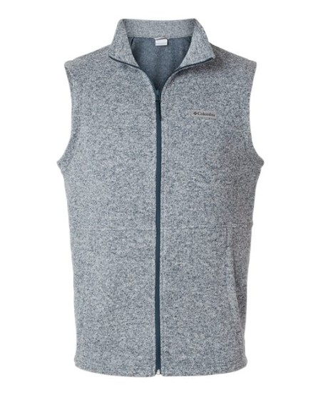Columbia 209575 Mens Alto Pass Fleece Vest - 100% Polyester Regular Fit Hand Pockets Columbia Woven Patch | XS-3X