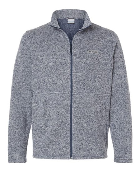 Columbia 209574 Mens Alto Pass Fleece Full-Zip Jacket - 100% Polyester Regular Fit Hand Pockets Columbia Woven Patch | XS-3X
