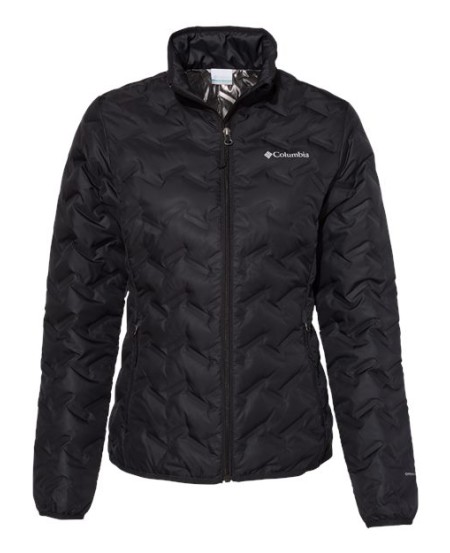 Columbia 208827 Womens Delta Ridge II Down Jacket - 100% Polyester Omni-Heat Lining 650 Fill Power RDS Down HeatSeal Omni-Shield | S-XXL