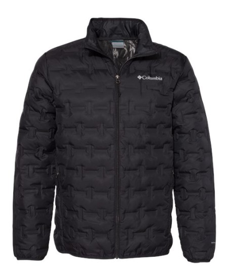Columbia 208624 Mens Delta Ridge II Down Jacket - 100% Polyester Omni-Heat Lining 650 Fill Power RDS Down HeatSeal Omni-Shield | S-XXL