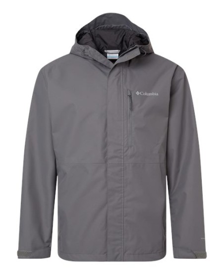 Columbia 208934 Mens Hikebound II Jacket - 100% Polyester Omni-Tech Waterproof/Breathable Fully Seam Sealed Rain Jacket | S-3X