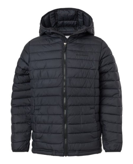 Columbia 209002 Youth Powder Lite II Hooded Jacket - 100% Polyester Omni-Heat Lining Thermarator Recycled Insulation Water-Resistant | XS-XL