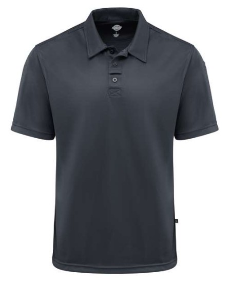 Dickies LS92 Men’s Tactical Polo – 3.8 oz. 100% Polyester Piqué Knit Moisture-Management Tactical Polo with Mic Clips