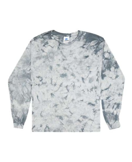 Colortone 2390 Unisex Crystal Wash Long Sleeve T-Shirt - 5.3 oz. 100% Heavyweight Cotton Crystal Wash Long Sleeve Tee | S-3XL
