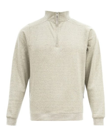 Recover RC1096 Unisex Quarter-Zip Pullover – 8 oz. 50/50 Recycled Fleece, YKK Zipper | XS–2XL
