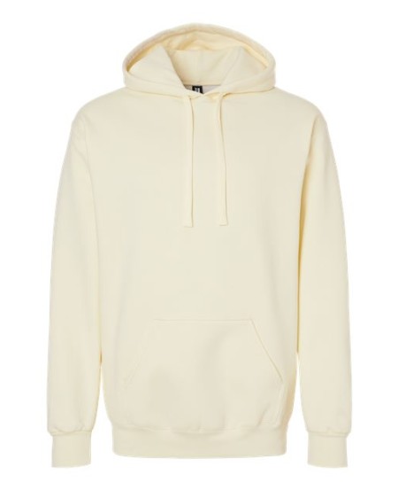 Gildan 19500 Unisex Hammer™ Maxweight Hooded Sweatshirt – 10.5 oz. 75/25 Cotton/Recycled Polyester | 100% Cotton Face | 2-Ply Self-Fabric Hood | Flat Drawcords | Front Pouch Pocket