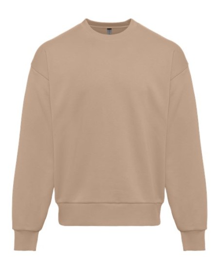 Next Level 9007 Unisex Heavyweight Crewneck Sweatshirt – 10 oz. 80/20 Cotton/Recycled Poly Drop-Shoulder Crew | XS–3XL