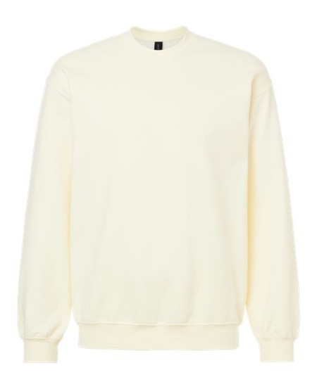 Gildan SF000 Unisex Softstyle® Midweight Crewneck Sweatshirt – 8.4 oz. 80/20 Ring-Spun Cotton/Polyester | 100% Cotton Face | Cozy Brushed Interior | 1x1 Rib Spandex | Dropped Shoulder | OEKO-TEX