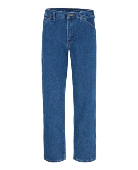 Dickies 1329 Men’s 5-Pocket Jeans – 14 oz. 100% Cotton Heavyweight Denim Relaxed Fit