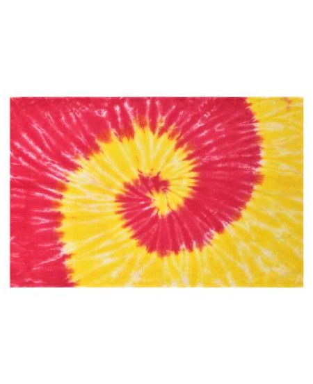 Colortone 7000 Tie-Dyed Beach Towel - 100% Cotton 30 x 60 in. Hand-Dyed Tie-Dye Beach Towel
