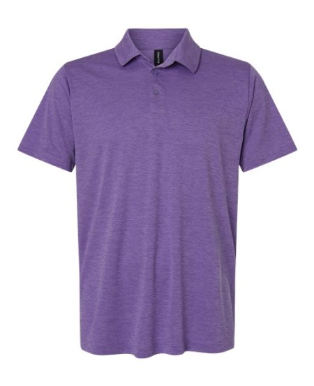 AllPro 4HM00 Pro-Lock Performance Mélange Polo – Men's 4.5 oz. 100% Polyester Heather Interlock Polo | XS–4XL