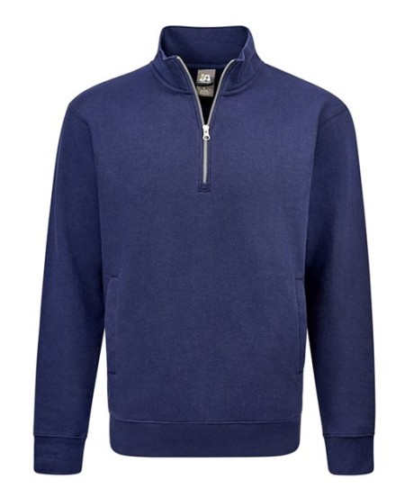 J. America 8722 Unisex BTB Fleece Quarter-Zip Sweatshirt – 7.5 oz. Unisex Quarter-zip pullover | S–3XL