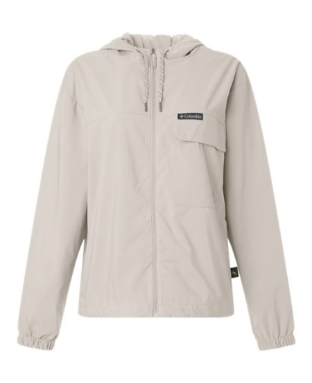 Columbia 212428 Womens Skien Valley Hooded Lightweight Jacket - 100% Recycled Polyester Omni-Shade UPF 50 Omni-Wick Insect Shield Integrated Mesh Face Mask | S-XXL