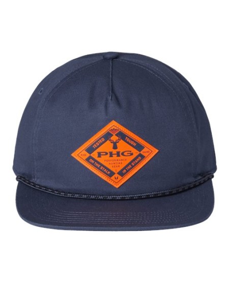 Columbia 209319 PHG Terminal Shot Snapback Cap - 100% Cotton Unstructured Five-Panel Flat Bill Snapback | One Size