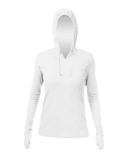 ANETIK WSBRZH0 Women's Breeze Tech Hooded Long Sleeve T-Shirt – 6.7 oz. Performance Hoodie | XS–2XL