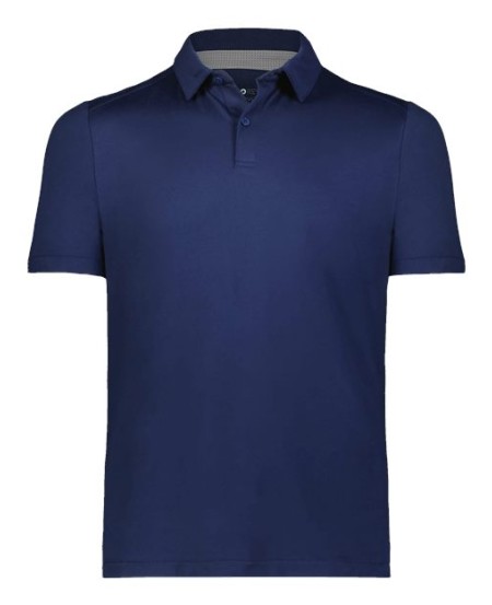 Holloway 223554 Men's Eco Revive Ventura Soft Knit Polo – 6.3 oz. 89% Recycled Polyester Soft Knit Polo | S–3XL