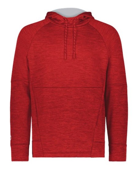Holloway 223580 All-Pro Performance Fleece Hooded Sweatshirt – Men's 6.8 oz. 100% Polyester Mélange Fleece Scuba-Hood Hoodie | S–3XL