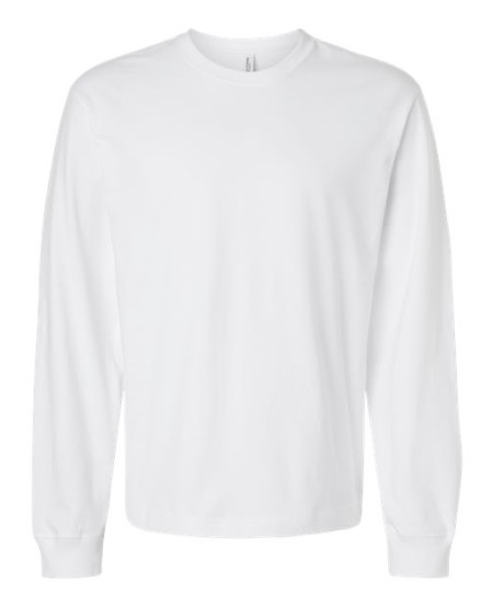 BELLA CANVAS 4651 Unisex 7.5 oz. Heavyweight Long Sleeve Tee – 7.5 oz. 100% Airlume Cotton Boxy Drop-Shoulder Heavyweight Long-Sleeve Tee | 16 Singles